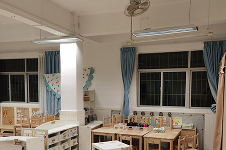 深圳光明木墩幼兒園教室照明改造