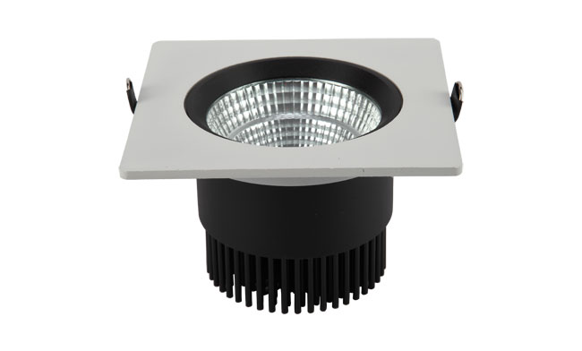 LED 5寸18W方形COB 嵌燈 開孔130mm  黃光白光中性光